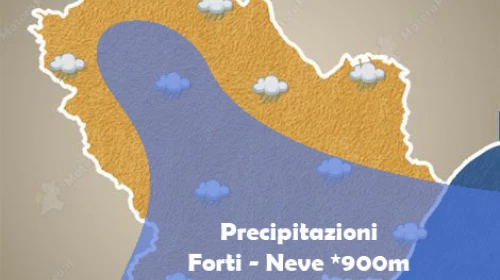 Sabato 12 Marzo 2016, allerta meteo della Protezione Civile per la Basilicata